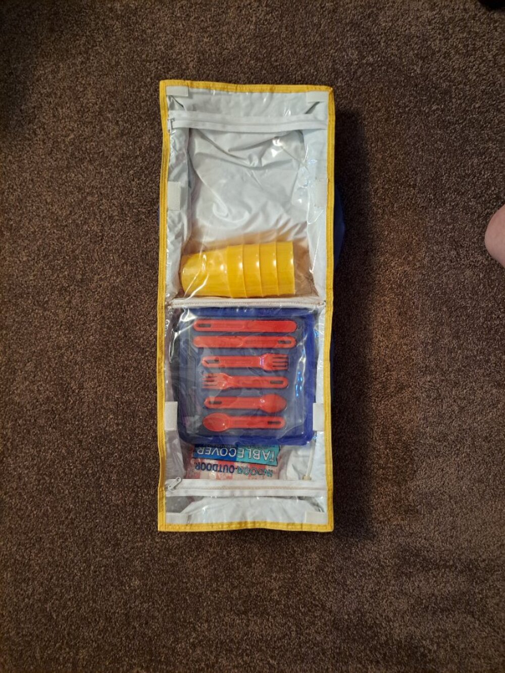 Vintage Retro Sungear Collection Kalor 80's Colorblock Unopened Picnic Set - Picture 4 of 14